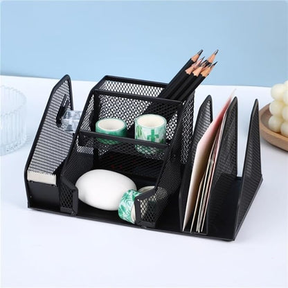 Desk Stationery Storage Box Stationery Organizer Pencil Holder Magazine Files Holder