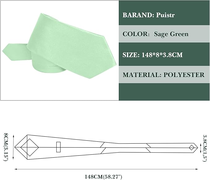 Men's Ties Solid Pure Color 3.15" (8CM) Necktie Plain Formal Business Wedding Black Ties For Men