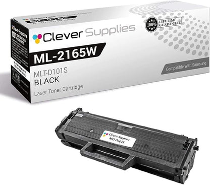 CS Replacement Toner Cartridge Compatible with Samsung ML-2165W MLT-D101S Black ML-2165W SCX-3400F SCX-3400FW SCX-3405 SCX-3405FW SCX-3405W SF-760P