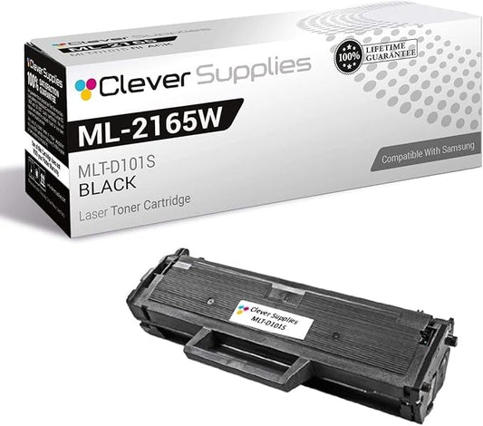 CS Replacement Toner Cartridge Compatible with Samsung ML-2165W MLT-D101S Black ML-2165W SCX-3400F SCX-3400FW SCX-3405 SCX-3405FW SCX-3405W SF-760P