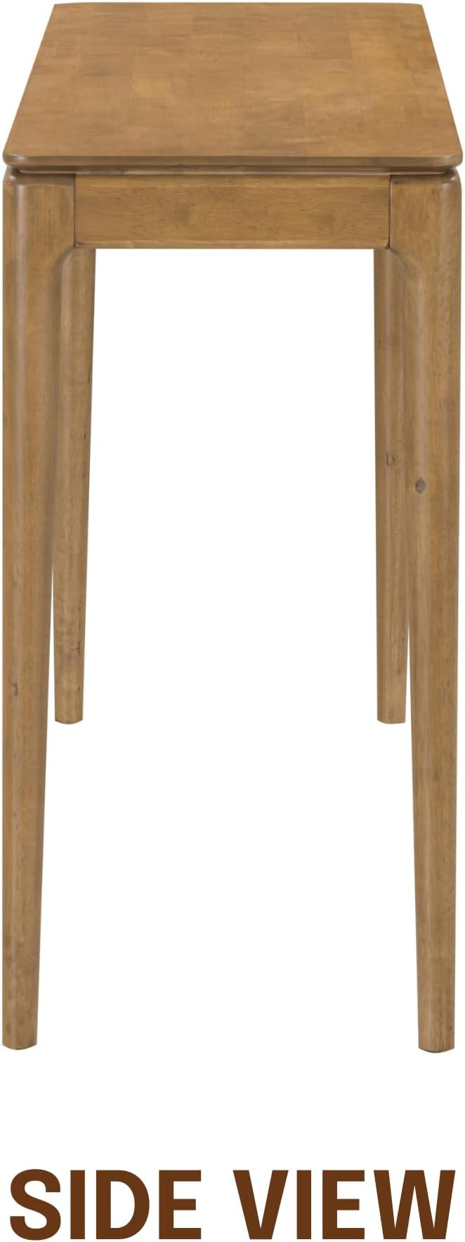 NTC Mingle Console 47 Inch Modern Design, Rectangular Dinner Table for Dining Room, Living Room Furniture, Effortless Assembly - Teak Look