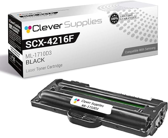 CS Replacement Toner Cartridge Compatible with Samsung SCX-4216F ML-1710D3 Black