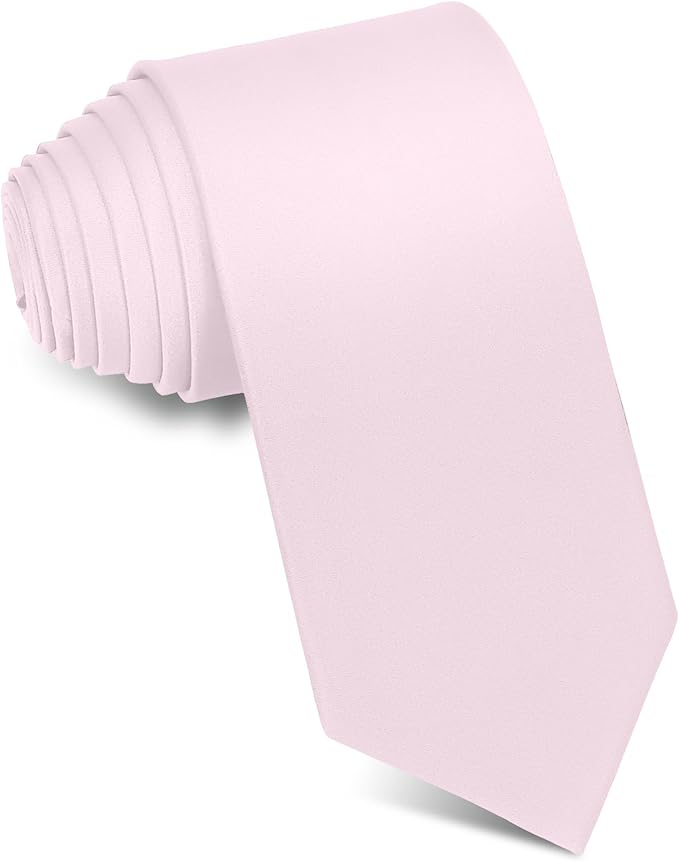 Men's Ties Solid Pure Color 3.15" (8CM) Necktie Plain Formal Business Wedding Black Ties For Men