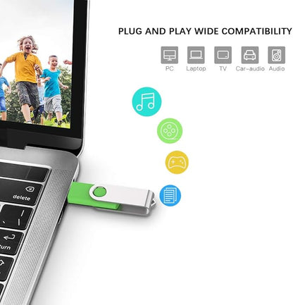 KEXIN Flash Drive 16GB USB 3.0 Flash Drive 16 GB Thumb Drive with LED Indicator 16G USB 3.0