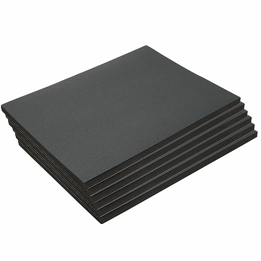 Construction Paper, Black,9 inches x 12 inches,300 Sheets, Heavyweight Construction Paper, Crafts,Art,Kids Art,Painting, Coloring,Drawing,Creating,Paper,Art Project,All Purpose