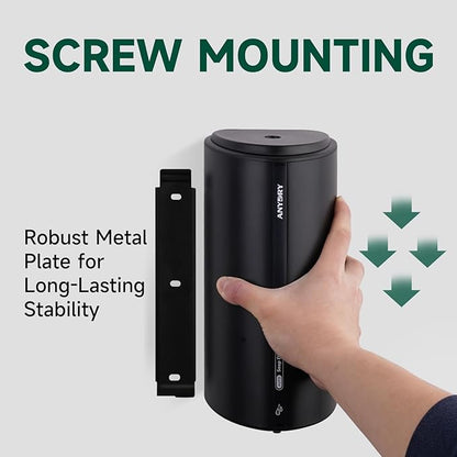29fl.oz/850ml Commercial Automatic Liquid Soap Dispenser Wall-Mounted Large Capacity Model 1209 Black