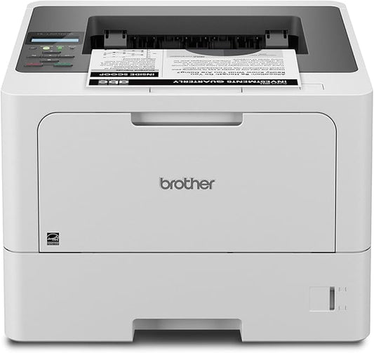 Brother HL-L5210DW Business Monochrome Laser Printer with Duplex Printing, Versatile Paper Handling, Wireless and Gigabit Ethernet Networking, and Mobile Printing (Renewed Premium)