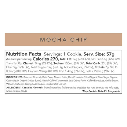 Love + Chew Superfood Soft Baked Cookies, Chocolate Lover Variety, Plant Based Cookie Made With Almonds and Dark Chocolate for Kids and Adults, Vegan Snacks, Gluten Free, Paleo, Non GMO, 12 Pack
