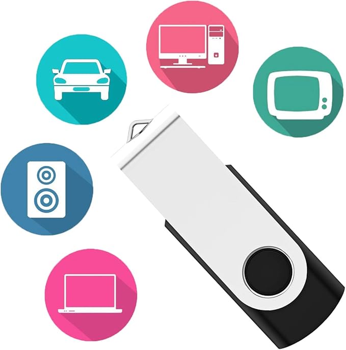 USB Flash Drive 256MB 100 Pack, Bulk USB 2.0 Thumb Drives Swivel Memory Stick Jump Drive Pen Drive,256MB 100 Pieces