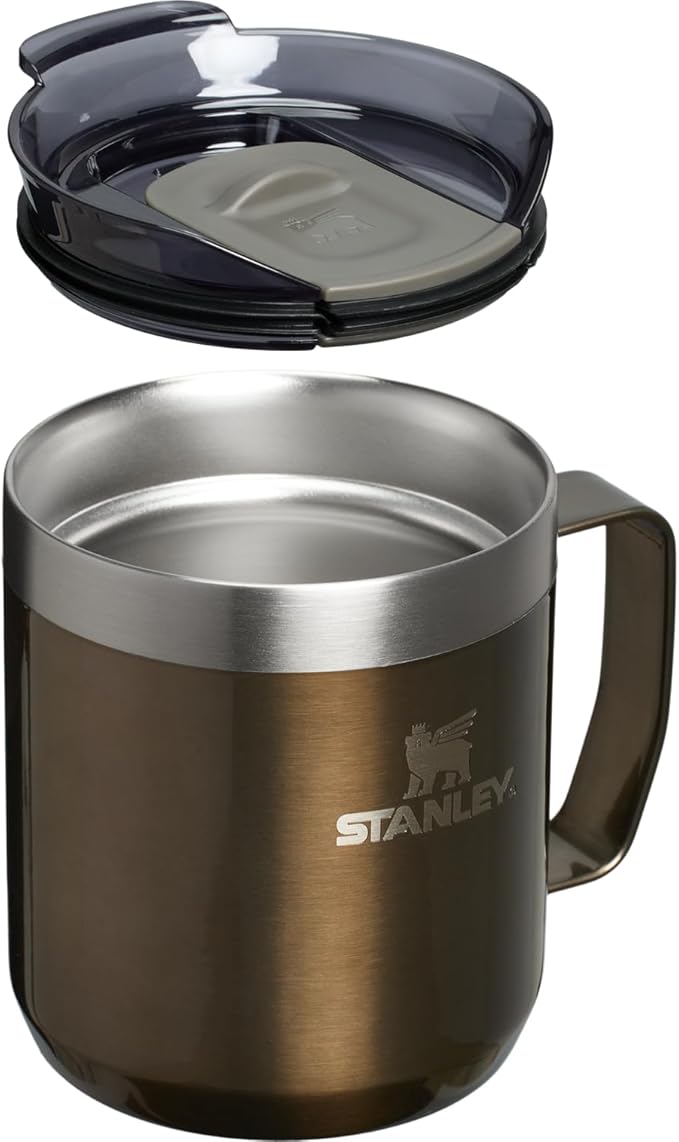 STANLEY Everyday Camp Mug | Drink Through Lid | Cup for Coffee, Tea and Drinks | Insulated Stainless Steel Coffee Mug | BPA-Free