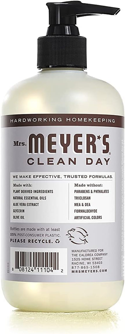 Mrs. MEYER'S CLEAN DAY Liquid Hand Soap 3 Scent Variety Pack, Lemon Verbena, Lavender, Basil 3 CT (Variety Pack)