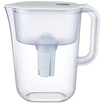 7-Cup Water Filter Pitcher & 3 Filters & Electronic Filter Change Reminder: Compatible with Brita Pitcher Brita Water Pitcher