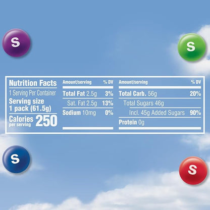SKITTLES Wild Berry Chewy Candy Full Size Movie Night Party Favor Candy Packs Bulk Box, 2.17 oz, (Pack of 36)