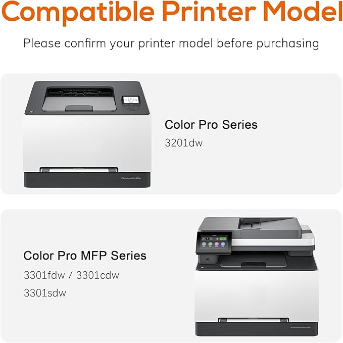218X 218A Toner Cartridges 4 Pack Compatible for HP 218X Replacement for Color Laserjet Pro MFP 3301fdw Pro 3201dw MFP 3301cdw MFP 3301sdw Printer Ink W2180X