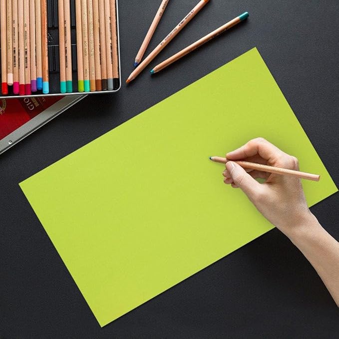 LUXPaper 8.5" x 14" Paper | Legal Size | Wasabi Green | 80lb. Text | 50 Qty