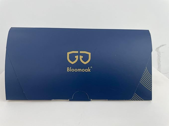 Bloomoak 99% Blue Light Blocking Glasses,Nighttime Sleep,Fully Wraparound Your Eyes with No Leaks for Side Glare/Dry Eyes