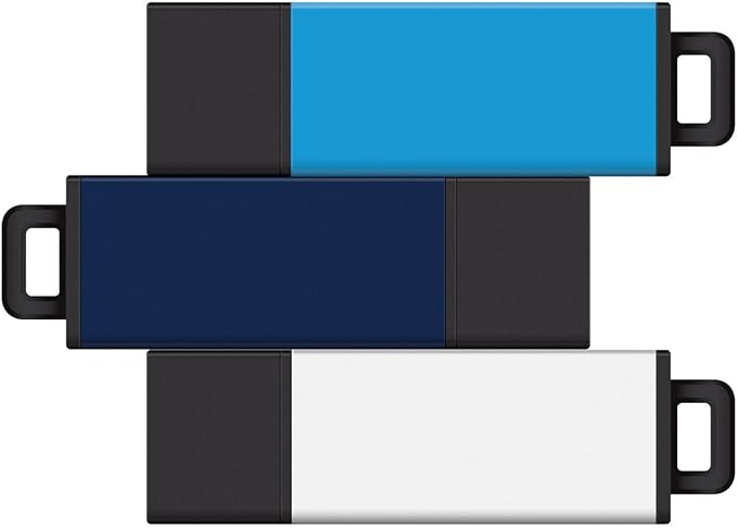 Centon DataStick Pro2 USB 2.0 Flash Drive 8GB x 3, Mix Color (S1-U2T05-8G-3)
