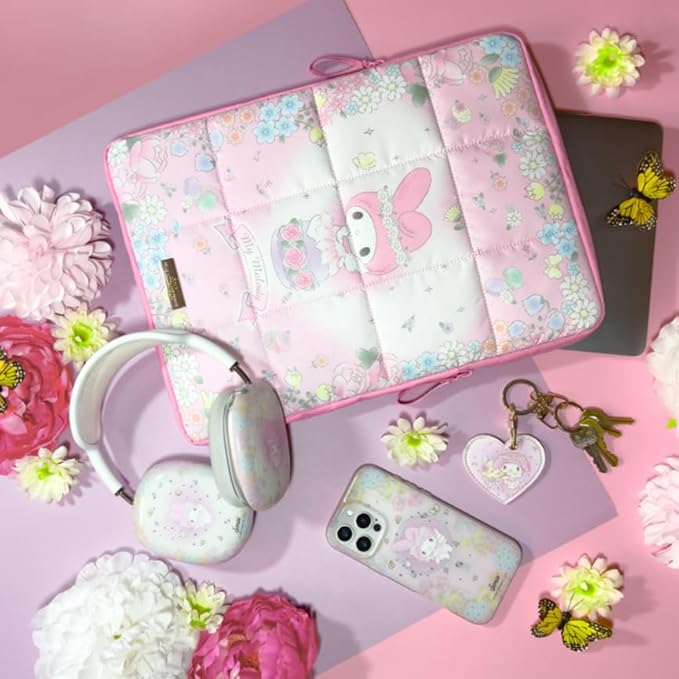 Sonix x Sanrio | Puffy Laptop Sleeve | 15-16 Inch, Quilted Pillow Puffer Laptop Carrying Case, Computer Sleeve | My Melody Fairy 50th Anniversary