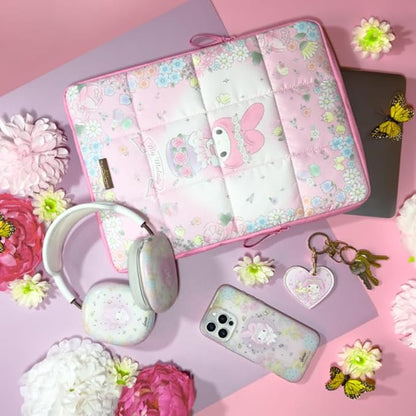 Sonix x Sanrio | Puffy Laptop Sleeve | 15-16 Inch, Quilted Pillow Puffer Laptop Carrying Case, Computer Sleeve | My Melody Fairy 50th Anniversary