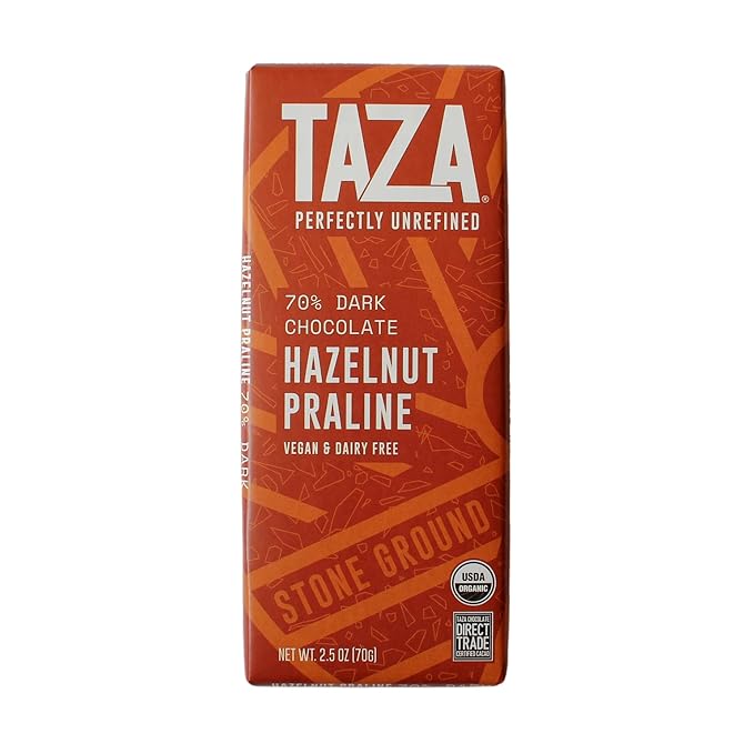 Taza Chocolate Organic Seriously Good Dark Chocolate Bar Variety Pack Bundle, 2.5 oz (4 count), Vegan