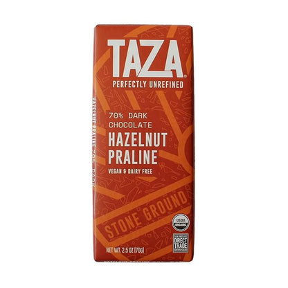Taza Chocolate Organic Seriously Good Dark Chocolate Bar Variety Pack Bundle, 2.5 oz (4 count), Vegan