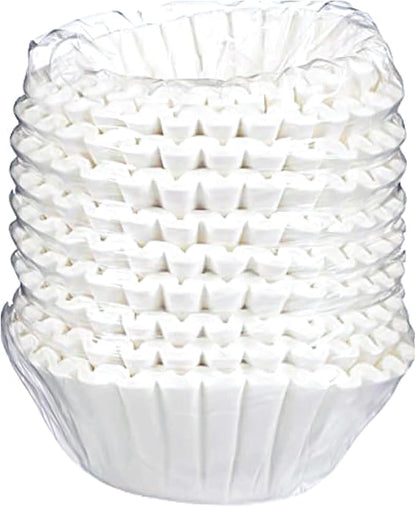 Katy’s Large Coffee Filters - 12 Cup Commercial Coffee Filters (9.5” x 4.5” Inch) Premium Paper & Brew Extraction, Tall & Wide, No Ground Overflow - Perfect For Restaurants & Cafes (500 Count)