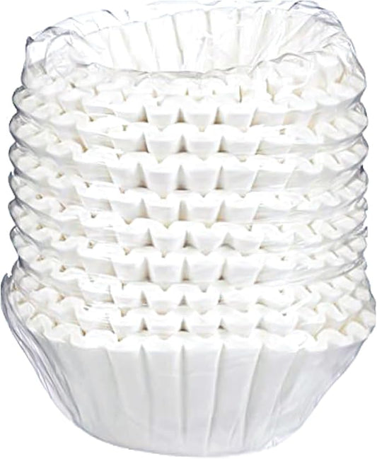 Katy’s Large Coffee Filters - 12 Cup Commercial Coffee Filters (9.5” x 4.5” Inch) Premium Paper & Brew Extraction, Tall & Wide, No Ground Overflow - Perfect For Restaurants & Cafes (500 Count)