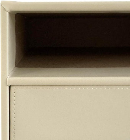 UnionBasic Document Organizer, 3-Drawer File Cabinet Document Storage Box, Office Desktop Filing Organizer, Seashell