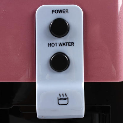 Water Dispenser Top Loading Countertop Water Cooler Dispenser with 3 Temperature Settings Desktop Electric Hot and Cold Dispenser for Home, Office, Dormitory (Rose Gold)