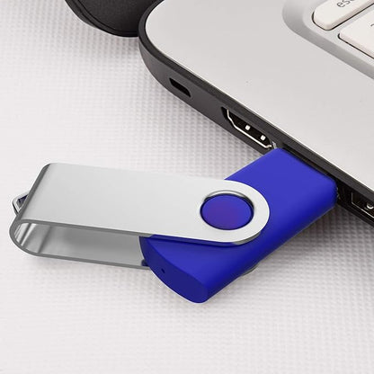 KEXIN USB Flash Drive 32gb Thumb Drive 10 Pack 32 GB Flash Drives Bulk, Blue