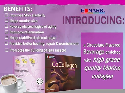 EDMARK Bubble C Instant Orange Drink, Troikani & CoCollagen Drink Bundle - 3 Pack