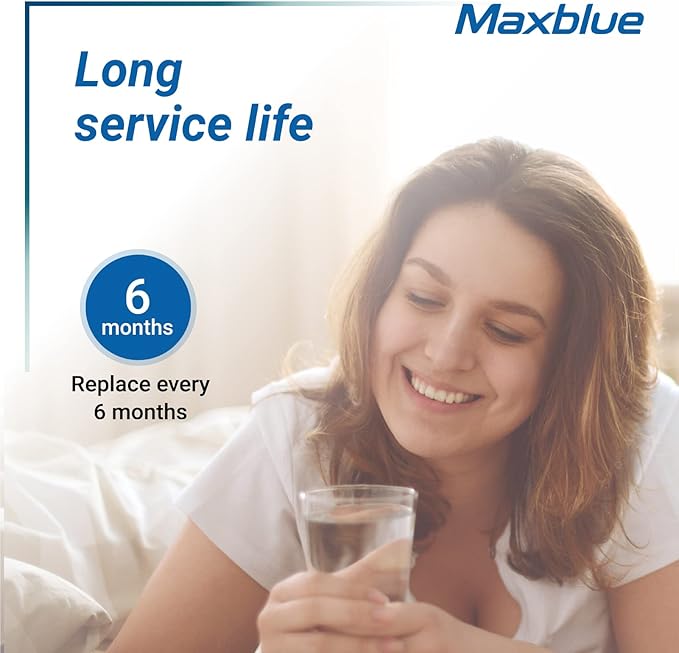 Maxblue UKF8001 Refrigerator Water Filter, Replacement for Maytag UKF8001, EDR4RXD1, EveryDrop® Filter 4, Whirlpool® 4396395, UKF8001AXX-200, Kenmore 469006, 469992, Puriclean II, Pack of 3
