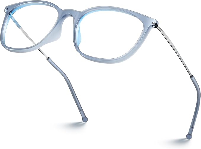 VISOONE Anti Slip TR90 Blue Light Blocking Glasses Size M Eyewear Frame with Anti Glare Eye Protection for Women GaeL