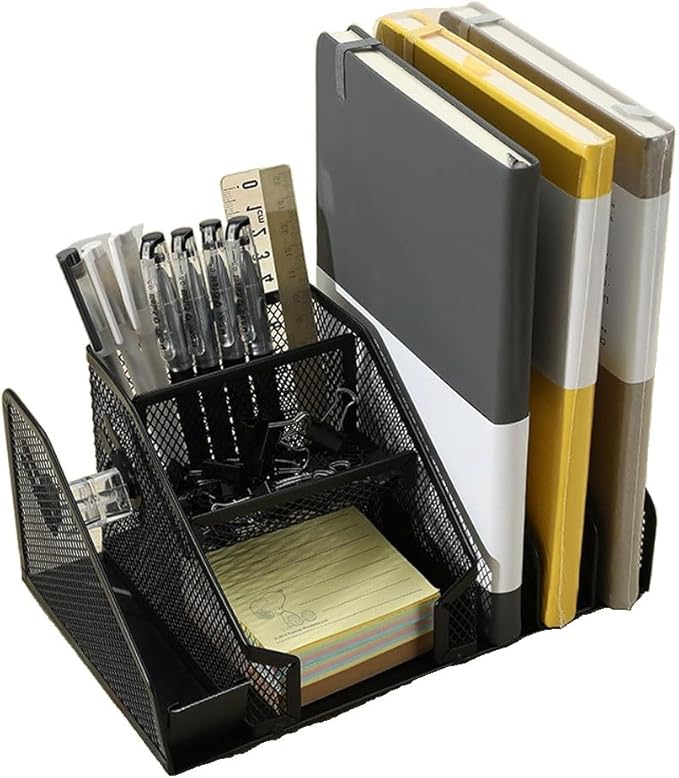 Desk Stationery Storage Box Stationery Organizer Pencil Holder Magazine Files Holder