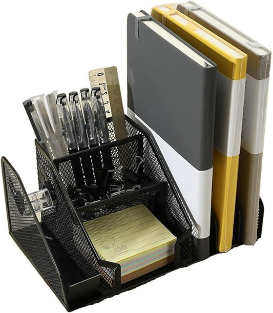 Desk Stationery Storage Box Stationery Organizer Pencil Holder Magazine Files Holder