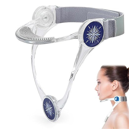 Neck Brace, Neck Collar wtih 360° Adjustable Soft Chin Support, Cervical Collar for Forward Head Posture Correction and Cervical Spine Support, Neck Brace for Neck Pain and Support (‌Transparent‌)
