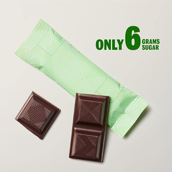 TCHO Dark Duo 75% Dark Chocolate Bars (5 pack) | Plant Based, Organic & Fair Trade, | Non GMO, Non-Dairy, Vegan Chocolate, Soy Free (2.5oz each)