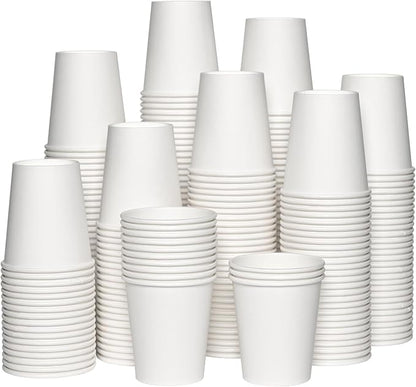 JOLLY CHEF 5 oz Disposable Paper Coffee Cups 600 Pack, Hot Paper Cups for Party, Office, Home, Travel and More