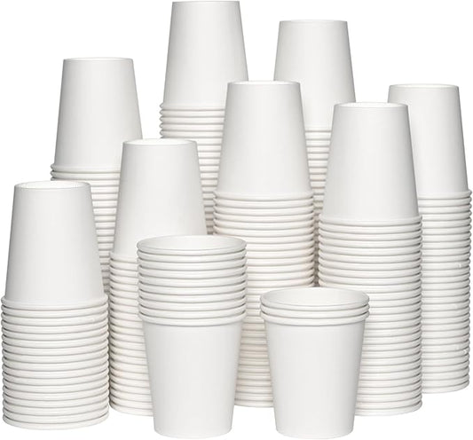 JOLLY CHEF 5 oz Disposable Paper Coffee Cups 600 Pack, Hot Paper Cups for Party, Office, Home, Travel and More