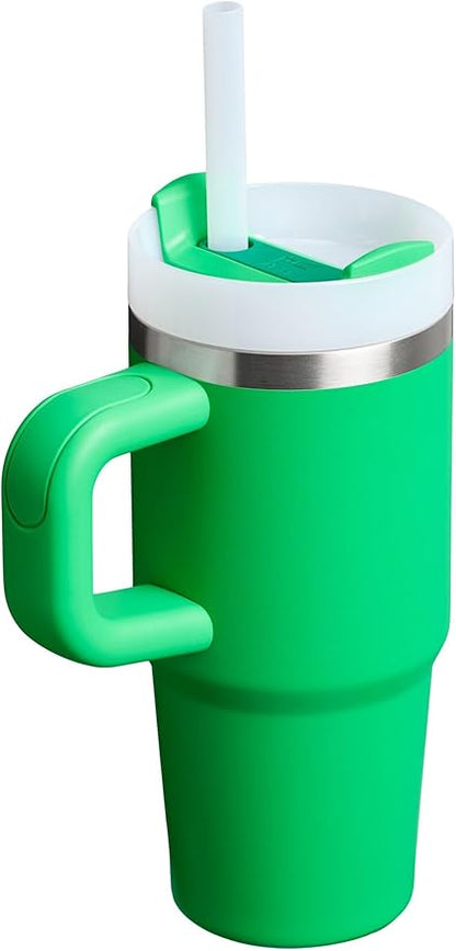 STANLEY Quencher H2.0 Tumbler with Handle and Straw 14 oz | Flowstate 3-Position Lid | Cup Holder Compatible for Travel | Insulated Stainless Steel Cup | BPA-Free | Meadow