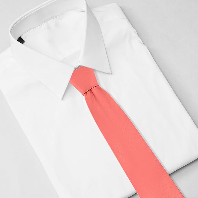 Black Ties For Men Solid Pure Color Formal Neckties 3.15" (8CM) Men's Tie for Business and Wedding with Gift Box