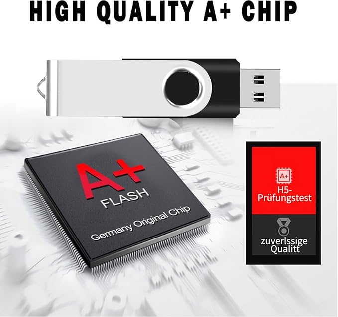 EASTBULL 200 Packs of 128MB (Not 128GB) Flash Drives Bulk Flash Drives Pack 128MB USB2.0 Thumb Drives Bulk with Strings