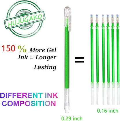 Gel Pen Glitter Gel Pens Fine Tip Pens with 150% More Ink for Adults Coloring Books Drawing Doodling Crafts Scrapbooks Bullet Journaling 48 Color