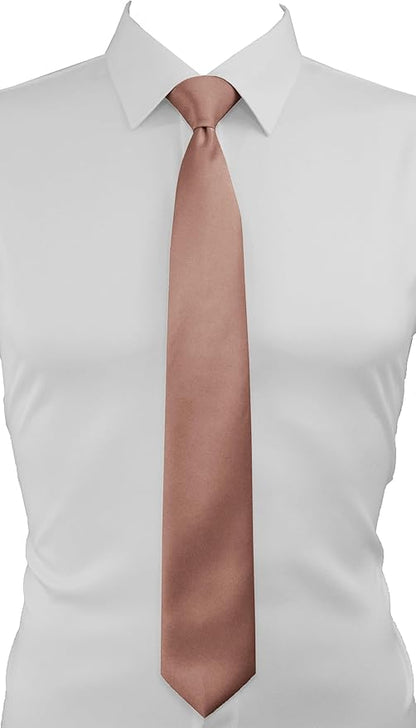 Dibi Solid Color Ties for Men, Formal Mens Ties, Neck Tie, Classic Tie for Boys Women Teens, Wedding Business Costume Necktie