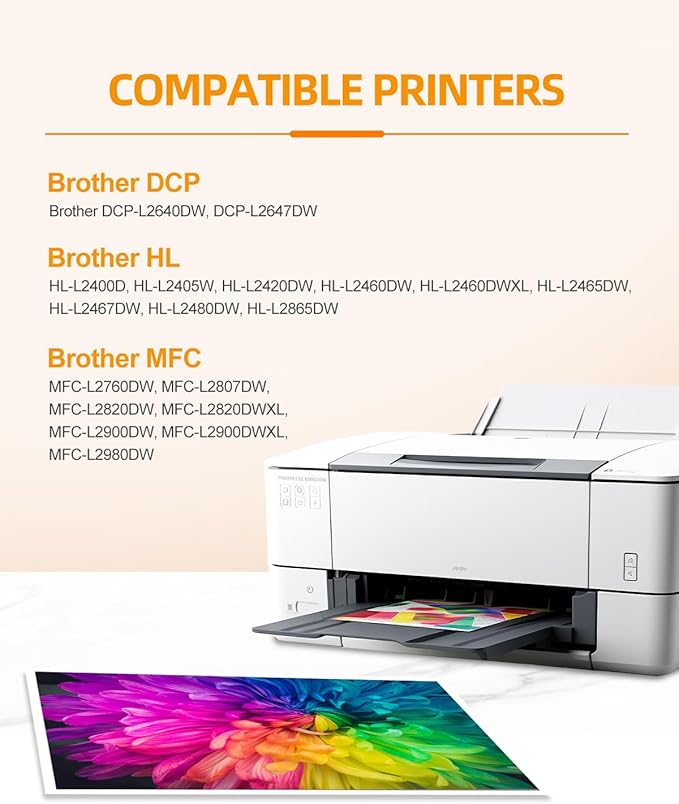 TN830XL Toner Cartridge Replacement for Brother TN830XL TN830 XL Toner TN-830XL Work for Brother DCP-L2640DW HL-L2460DW MFC-L2820DW HL-L2405W HL-L2480DW HL-L2400D (1 Black)