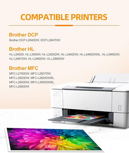 TN830XL Toner Cartridge Replacement for Brother TN830XL TN830 XL Toner TN-830XL Work for Brother DCP-L2640DW HL-L2460DW MFC-L2820DW HL-L2405W HL-L2480DW HL-L2400D (1 Black)