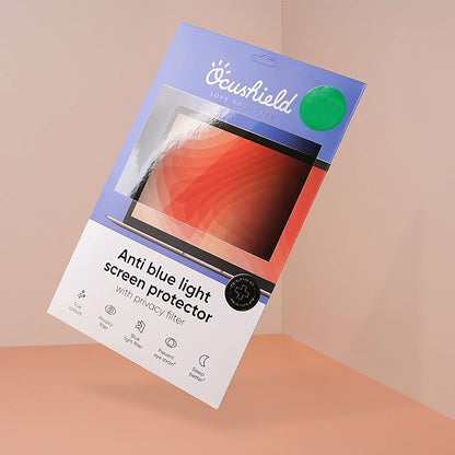 Ocushield 19” (5:4) Premium Anti Blue Light Screen Protector with Privacy Filter for Laptops and Computer Monitors - Anti-Glare - Easy Install - Anti-Fatigue (377 x 302 mm)