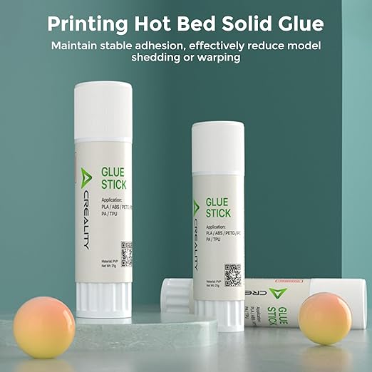 Creality 3D Printer Glue Sticks Set, Thermal Grease + Lubricant Grease + Glue Stick for Hot Bed Warping Reducing 3D Printer Bed Adhesive PVP Solid 3D Gloop for PLA/ABS/PETG/PC/PA/TPU