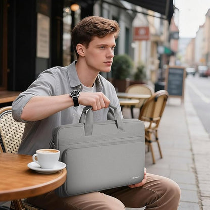 NIDOO 15.6 Inch Laptop Briefcase Shoulder Bag Sleeve Carrying Case for Lenovo IdeaPad Gaming 3i / Legion 5 Gen 6/ ThinkPad P15s T15/ Legion 7i/ Dell G16/ 16" HP ENVY Laptop 17t-cw000