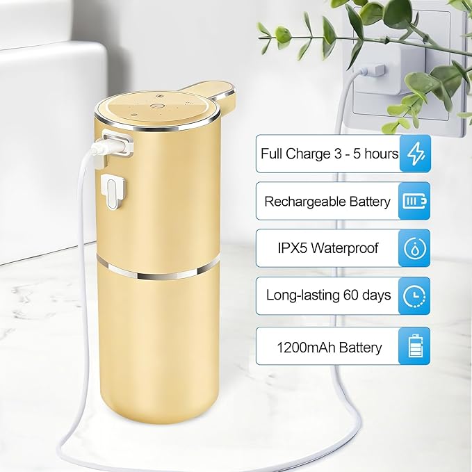 Automatic Liquid Soap Dispenser Bathroom Kitchen Dish Liquid Body Shampoo Shower Gel Hand Free Liquid Wall Mount Touchless Soap Dispenser 380ml Auto Liquid Dispenser Sylfu
